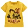 Next Kinder OVERSIZED - T-Shirt Print - Yellow