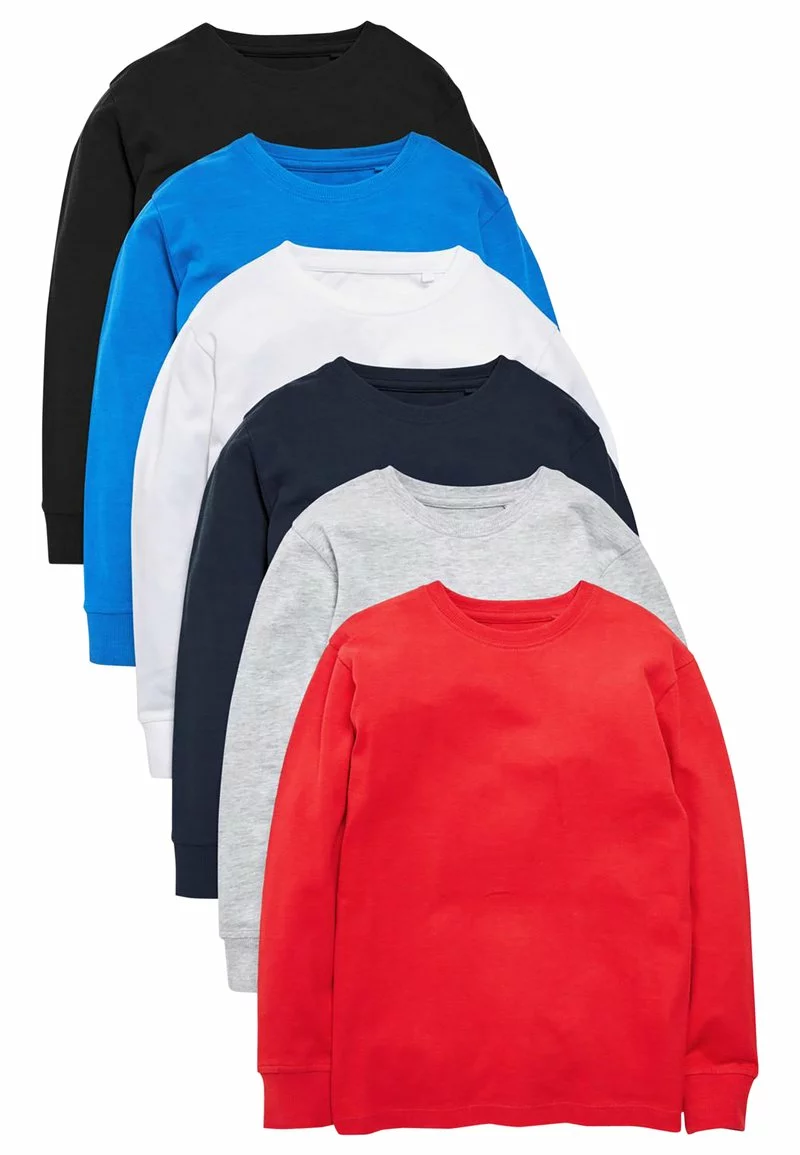 Next Kinder 6 PACK - Langarmshirt - Black 1 Next Kinder 6 PACK - Langarmshirt - Black