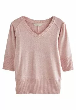Next Damen COSY SHORT PUFF SLEEVE - T-Shirt Basic - Pink -Next Großes Kaufhaus 37d03091724140d0986497080b615303