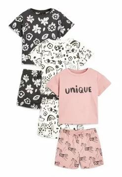 Next Kinder 3 PACK SET SHORT - Nachtwäsche Set - Multicoloured