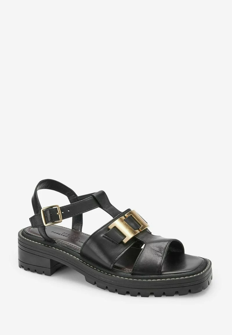 Next Damen CHUNKY SQUARE TOE - Plateausandalette - Black 2 Next Damen CHUNKY SQUARE TOE - Plateausandalette - Black – Bild 2