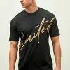 Next Herren T-Shirt Print - Black
