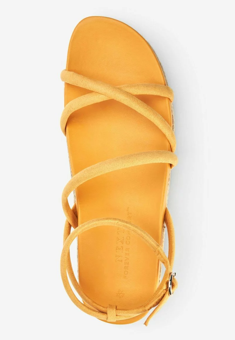 Next Damen Plateausandalette - Ochre Yellow 3 Next Damen Plateausandalette - Ochre Yellow – Bild 3