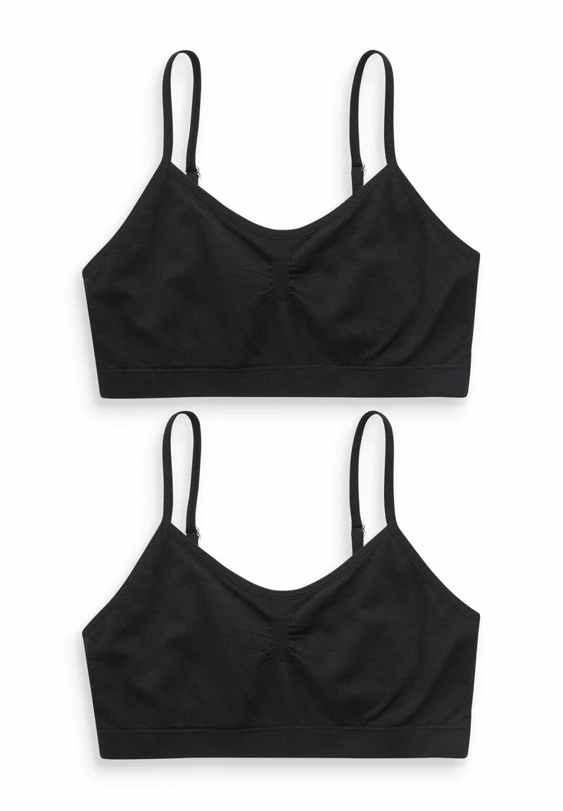 Next Kinder 2 PACK SEAMFREE STRAPPY (7-16YRS) - Bustier - Black 1 Next Kinder 2 PACK SEAMFREE STRAPPY (7-16YRS) - Bustier - Black