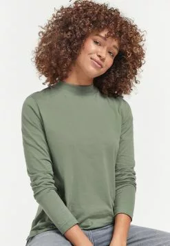 Next Damen HIGH NECK - Langarmshirt - Khaki