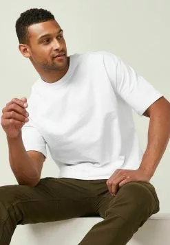 Next Herren HEAVYWEIGHT - T-Shirt Basic - White -Next Großes Kaufhaus 3a7702ec104540d993e2adc6fa19a435