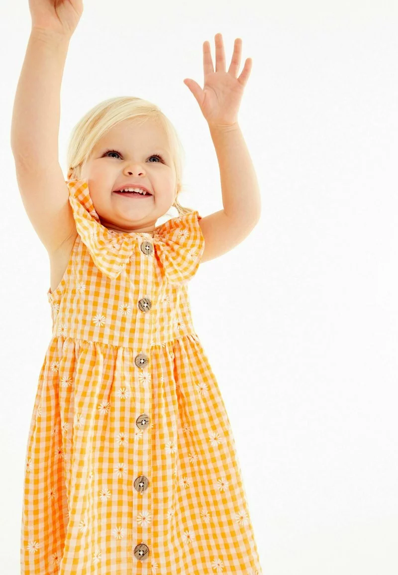 Next Kinder SLEEVELESS FRILL - Freizeitkleid - Yellow 3 Next Kinder SLEEVELESS FRILL - Freizeitkleid - Yellow – Bild 3