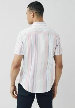 Next SHORT SLEEVE STRIPE - Hemd - Pink Green White | Herren -Next Großes Kaufhaus 3b14d72f5fa049d6aa2bd48786039c8b
