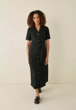 Next Damen Blusenkleid - Black
