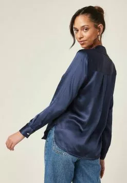 Next Damen BLING BUTTON - Hemdbluse - Navy Blue -Next Großes Kaufhaus 3c591deb97204704b4571988e411f2b4