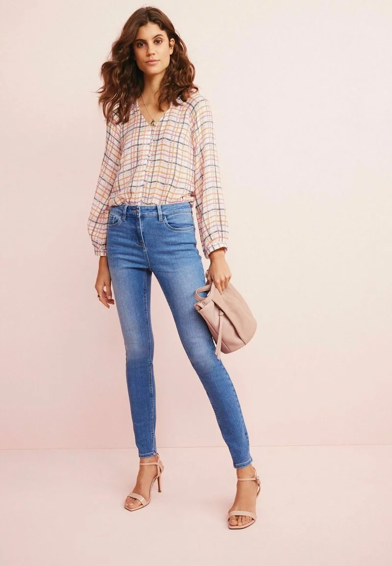 Next HIGH RISE - Jeans Slim Fit - Mid Blue | Damen 1 Next HIGH RISE - Jeans Slim Fit - Mid Blue | Damen