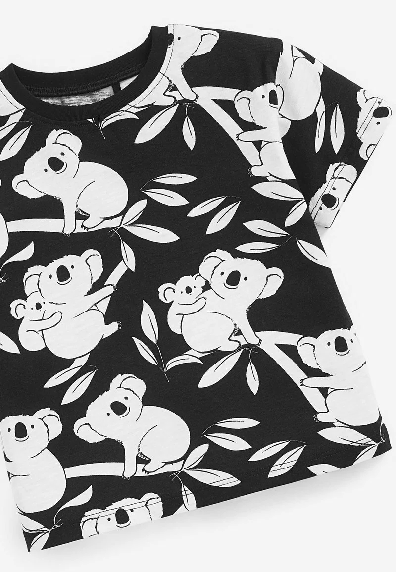 Next Kinder 5 PACK - T-Shirt Print - Black 8 Next Kinder 5 PACK - T-Shirt Print - Black – Bild 8