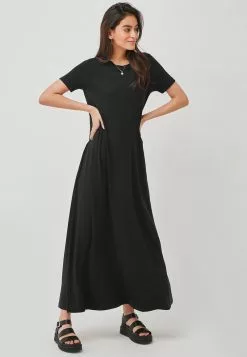 Next Damen COLUMN - Maxikleid - Black