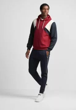 Next Herren COLOURBLOCK - Kapuzenpullover - Dark Red