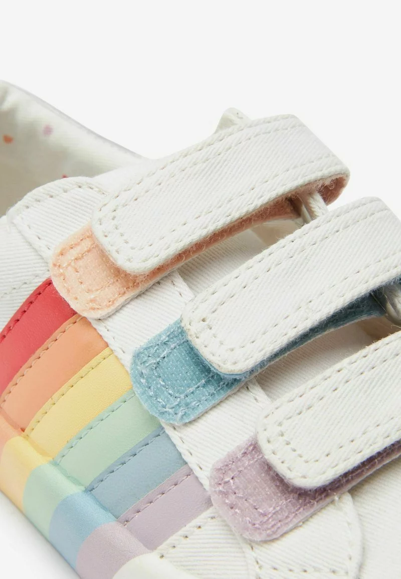 Next Sneaker Low - White Rainbow Canvas | Kinder 5 Next Sneaker Low - White Rainbow Canvas | Kinder – Bild 5