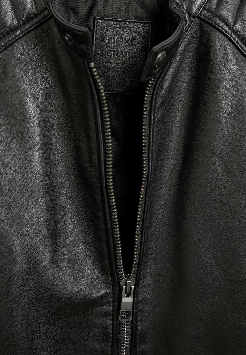 Next Herren Lederjacke - Black 2 Next Herren Lederjacke - Black – Bild 2