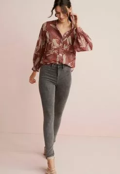 Next Damen TRIM DETAIL - Hemdbluse - Brown