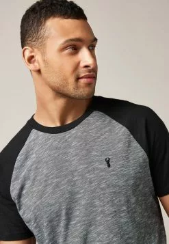 Next Herren BLOCK - T-Shirt Print - Charcoal Marl Raglan 6 Next Herren BLOCK - T-Shirt Print - Charcoal Marl Raglan -Next Großes Kaufhaus 3ef0920e6b734b57974e3cd3beece5e7