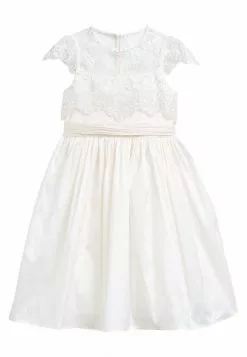 Next Cocktailkleid/festliches Kleid - Off-white | Kinder
