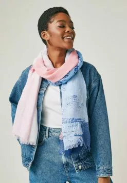 Next Damen Schal - Red Blue White