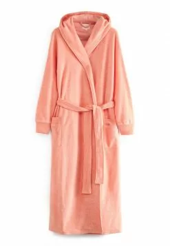 Next Damen TOWELLING - Bademantel - Peach Orange