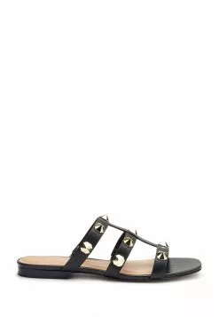 Next Damen SIGNATURE STUDDED - Pantolette Flach - Black