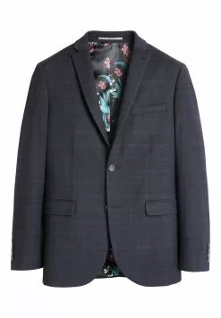 Next Herren NAVY/BLACK TAILORED FIT CHECK SUIT: JACKET - Anzugsakko - Blue -Next Großes Kaufhaus 4032dd34613245eba0dda3a87f55f0cc