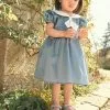 Next Kinder SAILOR COLLAR TAFFETA - Freizeitkleid - Blue