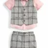 Next Kinder Anzugweste - Grey, Pink