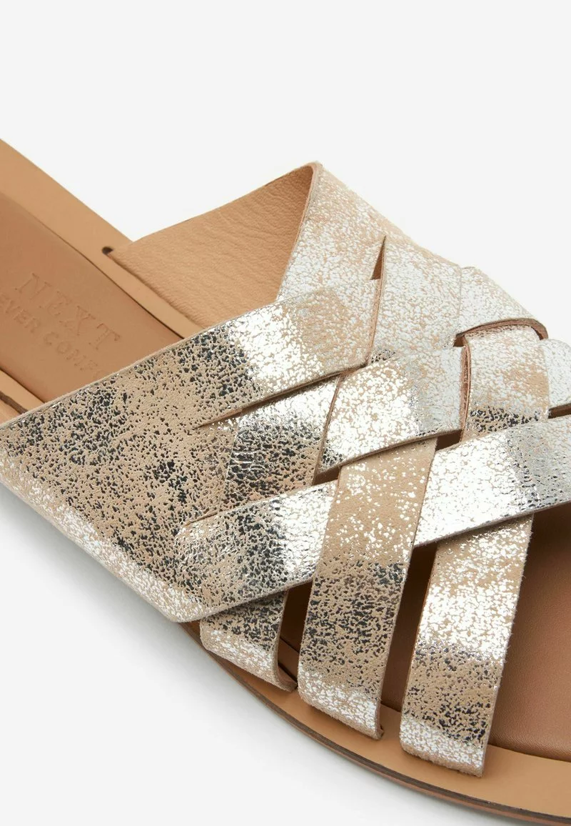 Next Damen SQUARE TOE SLOTTED - Pantolette Flach - Silver 4 Next Damen SQUARE TOE SLOTTED - Pantolette Flach - Silver – Bild 4