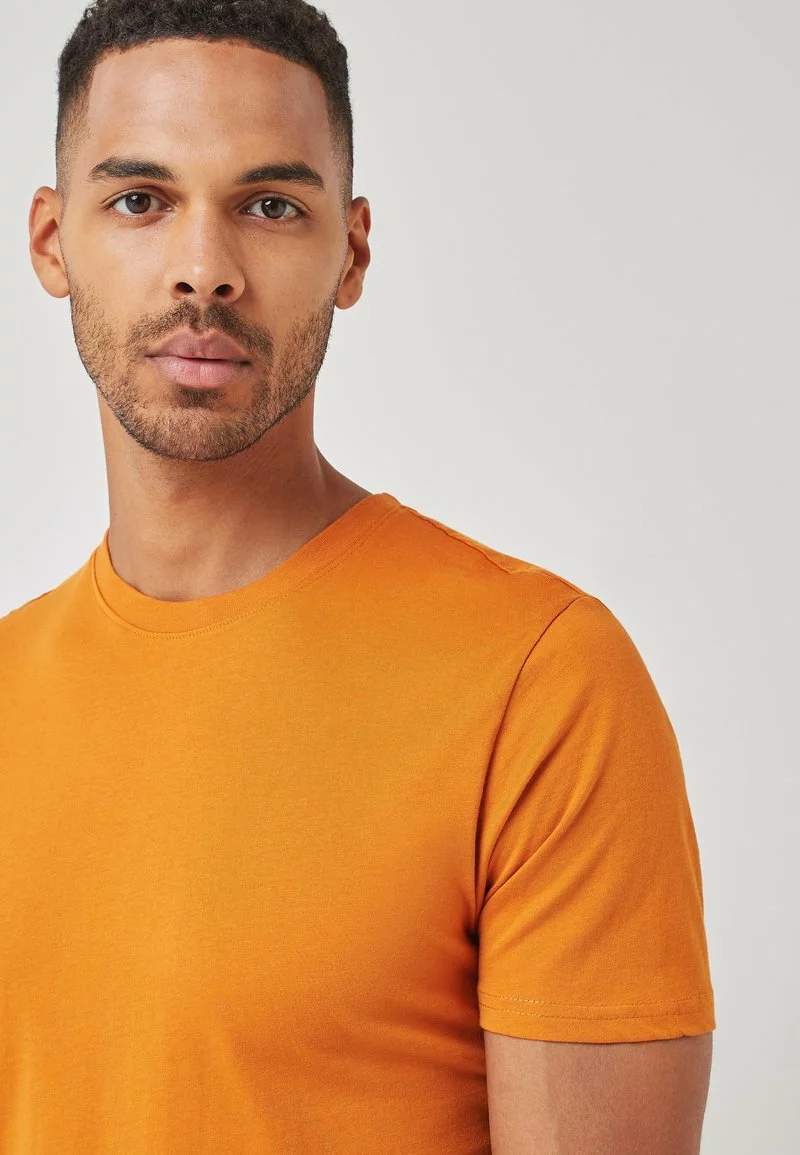 Next Herren T-Shirt Basic - Orange 2 Next Herren T-Shirt Basic - Orange – Bild 2