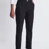 Next Damen HIGH WAIST - Stoffhose - Black