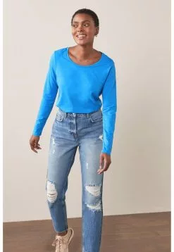 Next Damen LONG SLEEVE - Langarmshirt - Blue
