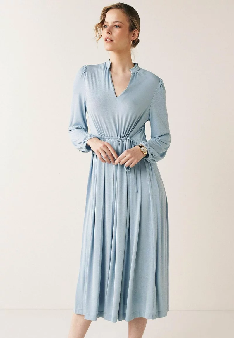 Next Damen LONG SLEEVE - Freizeitkleid - Blue 1 Next Damen LONG SLEEVE - Freizeitkleid - Blue