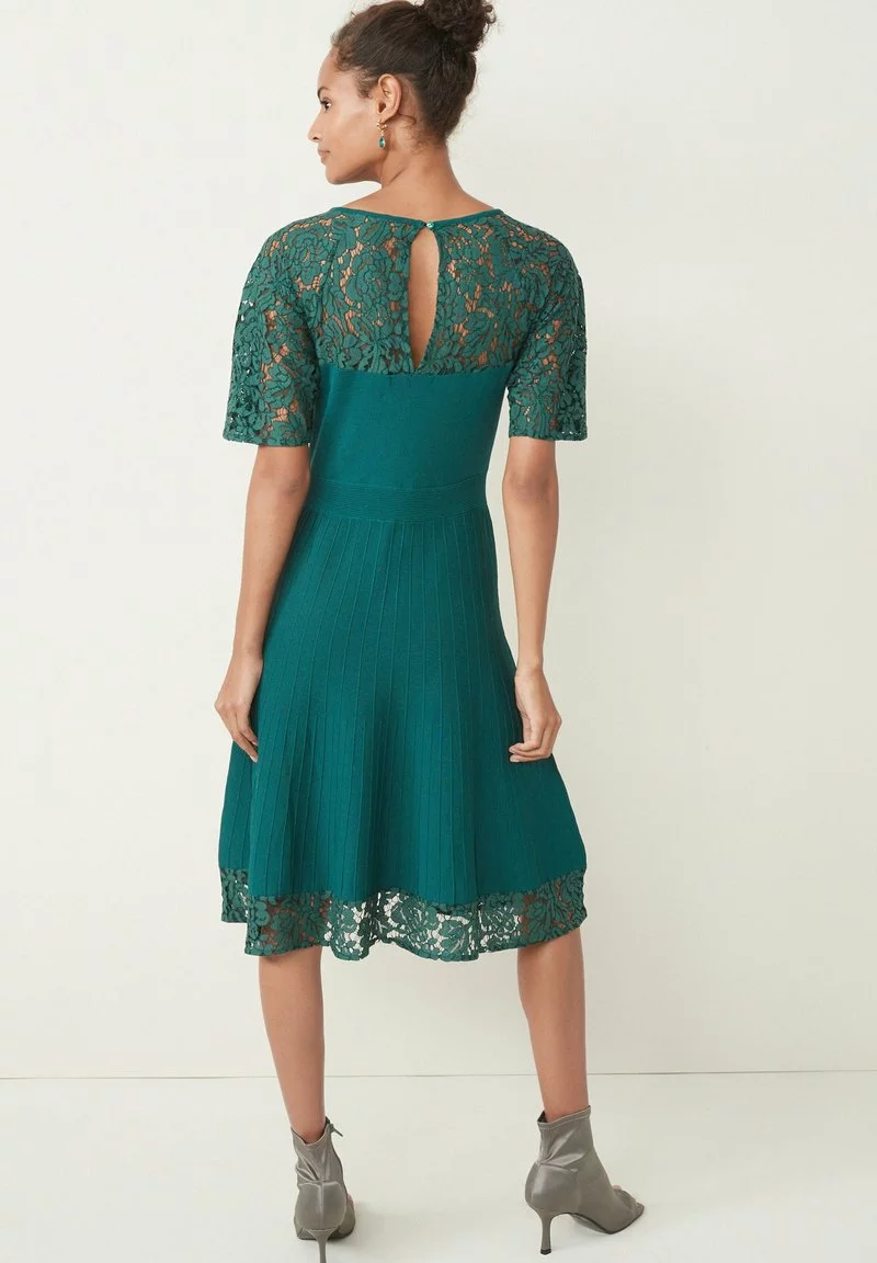 Next Damen Cocktailkleid/festliches Kleid - Green 2 Next Damen Cocktailkleid/festliches Kleid - Green – Bild 2