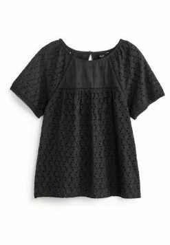 Damen NEXT BRODERIE - Bluse - Black -Next Großes Kaufhaus 4287c5b5378241b88bfb90397271f9f3