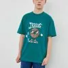 Next Kinder T-Shirt Print - Teal Blue Donut