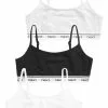 Next Kinder MONOCHROME 3 PACK STRAPPY CROP TOPS (OLDER) - Bustier - Black