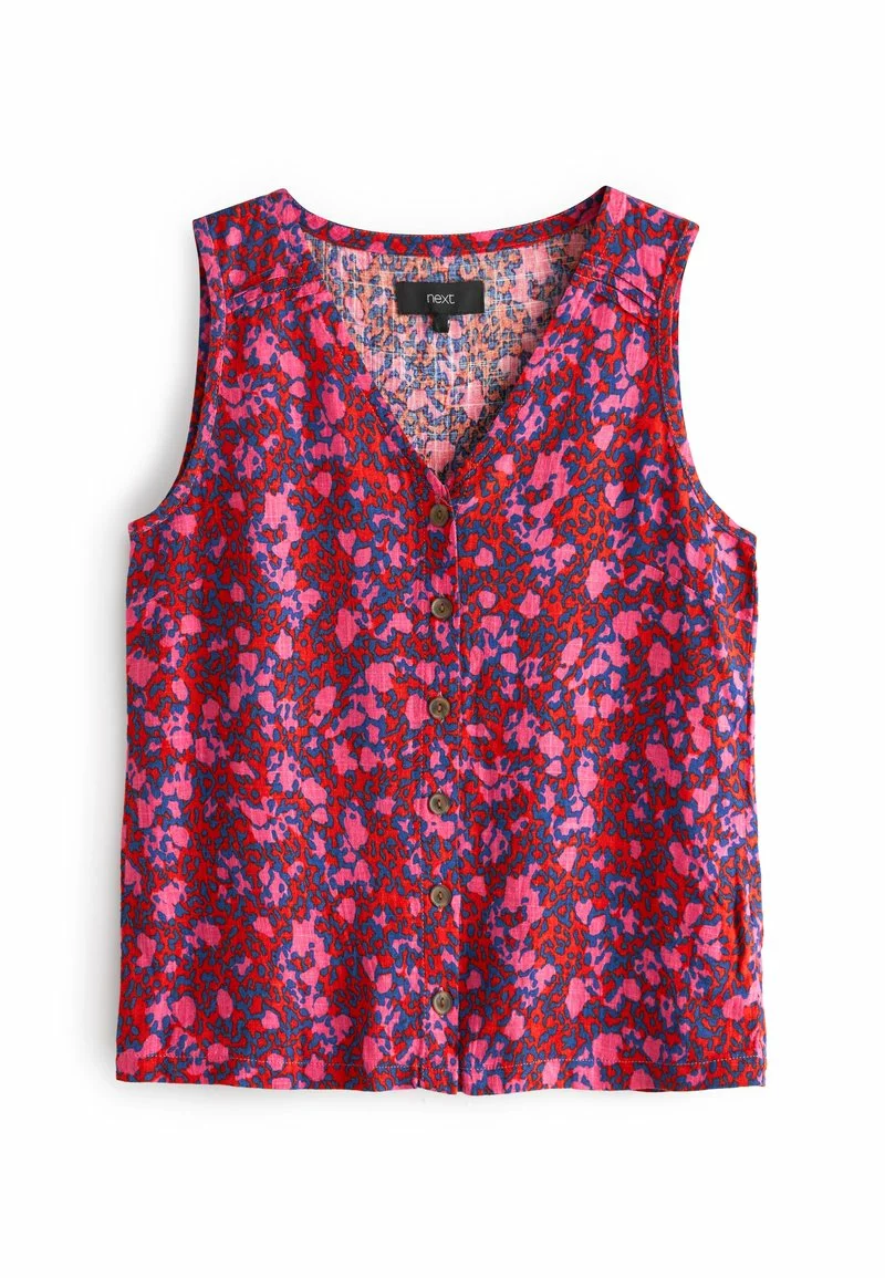 Next Damen Bluse - Pink Animal Print 2 Next Damen Bluse - Pink Animal Print – Bild 2