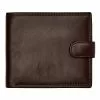 Next Herren BLACK PU POPPER FRONT WALLET - Geldbörse - Brown