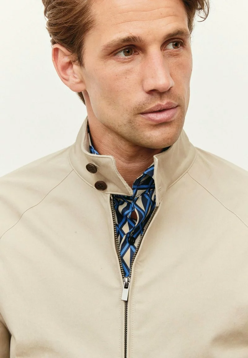 Next Herren NOVA FIDES HARRINGTON - Leichte Jacke - Stone 3 Next Herren NOVA FIDES HARRINGTON - Leichte Jacke - Stone – Bild 3