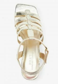Next High Heel Sandalette - Gold | Damen -Next Großes Kaufhaus 438f772ce55c492ab44d992ec90292df