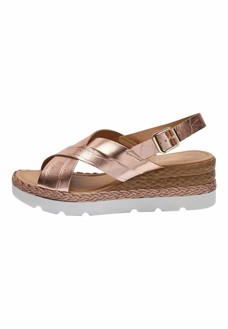 Next CROSS OVER - Espadrille - Gold | Damen 2 Next CROSS OVER - Espadrille - Gold | Damen – Bild 2