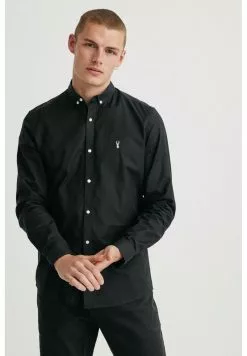 Next LONG SLEEVE OXFORD - Hemd - Black | Herren