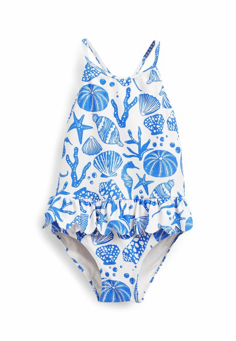 Next Badeanzug - White Blue | Kinder 1 Next Badeanzug - White Blue | Kinder