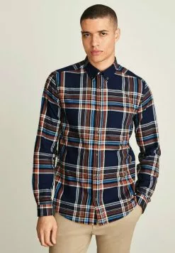 Next Herren LONG SLEEVE - Hemd - Blue