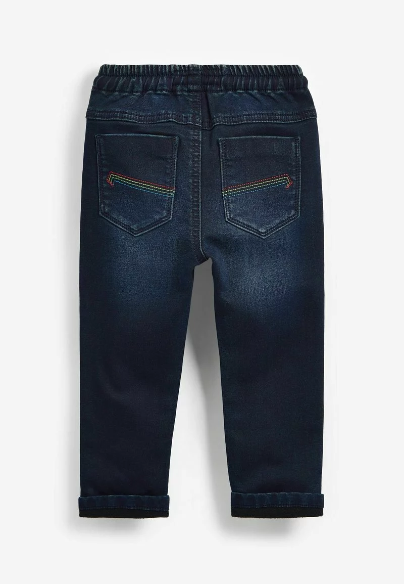 Next Kinder RAINBOW TRIM - Jeans Slim Fit - Dark Blue 2 Next Kinder RAINBOW TRIM - Jeans Slim Fit - Dark Blue – Bild 2