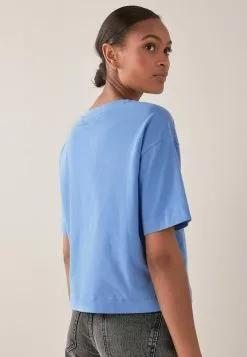 Next Damen BOXY RELAXED FIT - T-Shirt Basic - Blue -Next Großes Kaufhaus 458a192ba12f4ebabfe8b872f5ac5cb9