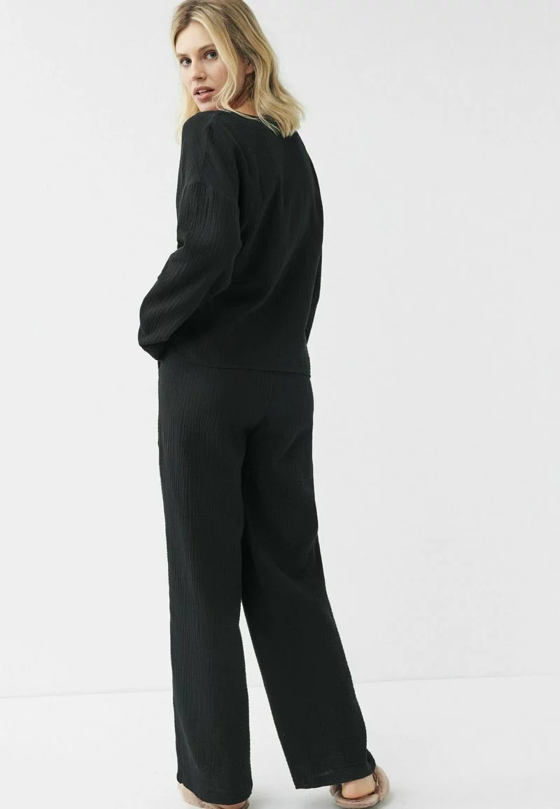 Next Damen TEXTURED - Nachtwäsche Hose - Black 3 Next Damen TEXTURED - Nachtwäsche Hose - Black – Bild 3