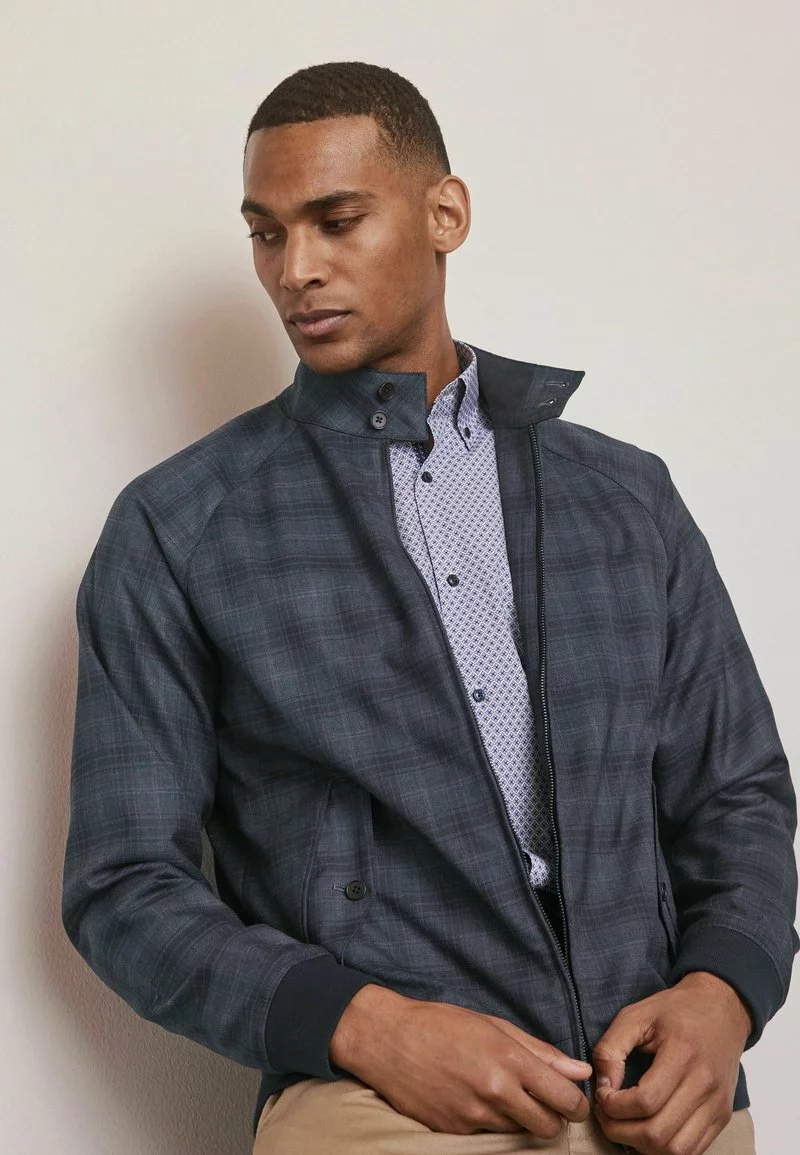 Next Herren HARRINGTON - Leichte Jacke - Dark Blue 1 Next Herren HARRINGTON - Leichte Jacke - Dark Blue